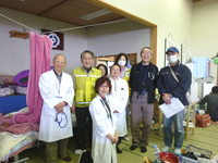 2011/4/30〜5/4 古林光一会長が大槌町での被災地支援活動を行ないました。