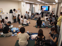 2011/9/17 北区六師会主催区民講座 1次救命処置・AED講習会