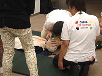 2013/9/7 大阪市北区六師会「1次救命処置AED講習会」